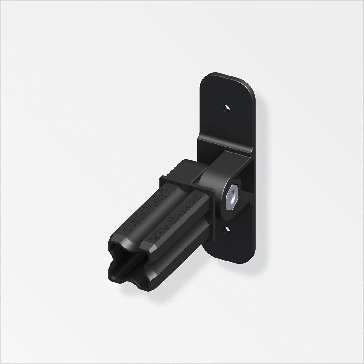 Gelenk-Flansch-Verbinder, 23,5mm, schwarz