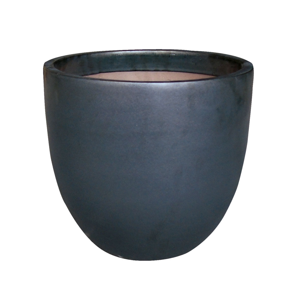 Haveson Pflanztopf Bern II Durchmesser 32 x 29 cm anthrazit glasiert Bild 1