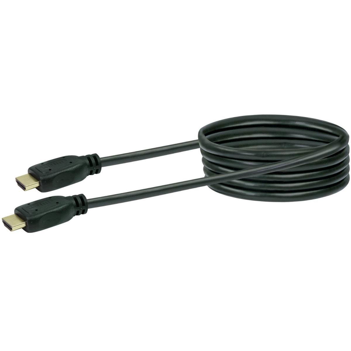 Schwaiger HDMI-Kabel 5 m schwarz Bild 1