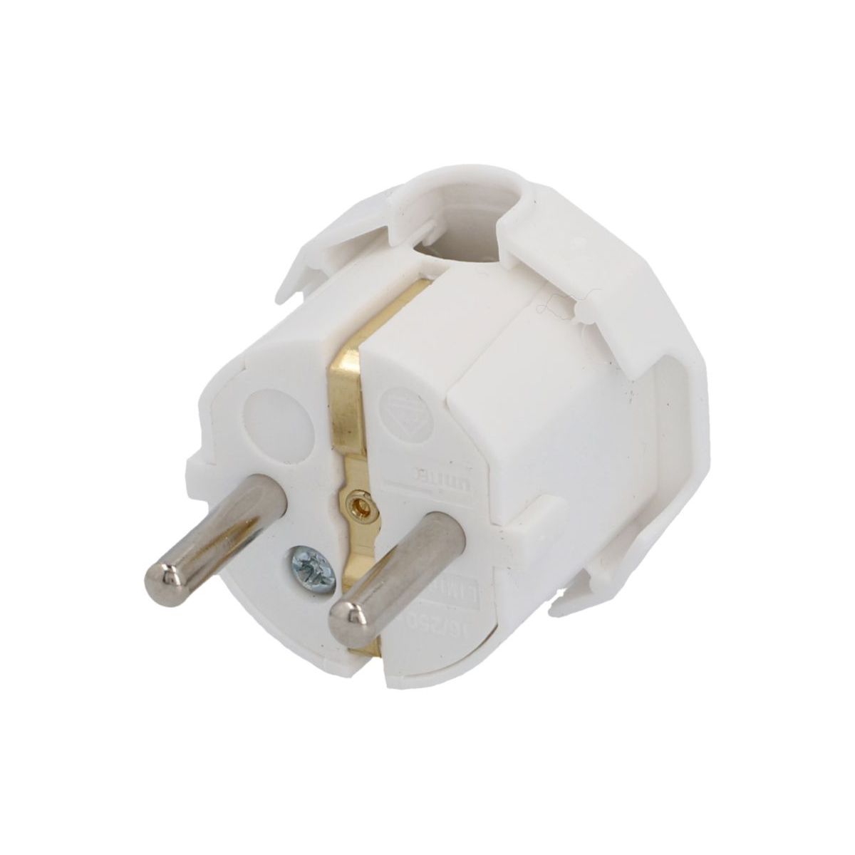 Unitec Stecker Weiss Seitl.einführung Lose