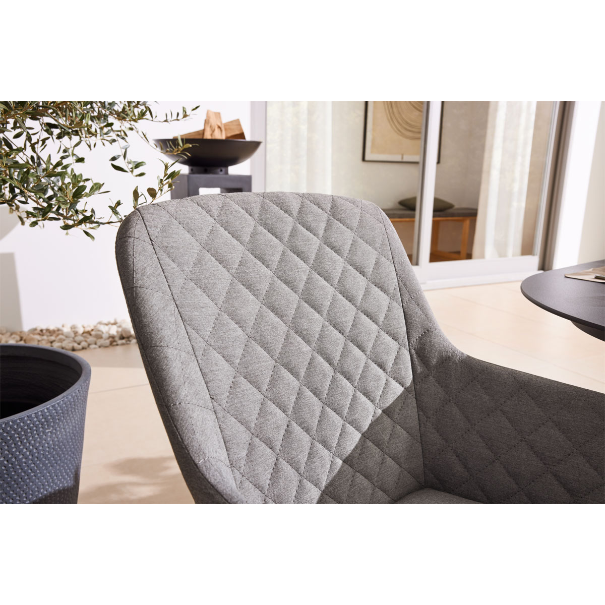 Haveson Drehsessel NOVARA drehbar LIKA-TEX-Bezugsstoff anthrazit Bild 7