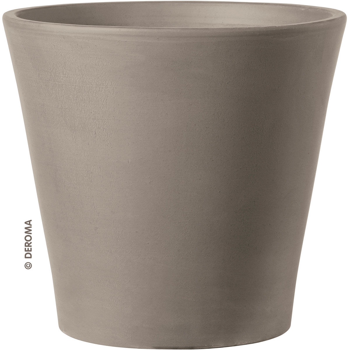 Vase Cono 26 cm mokka