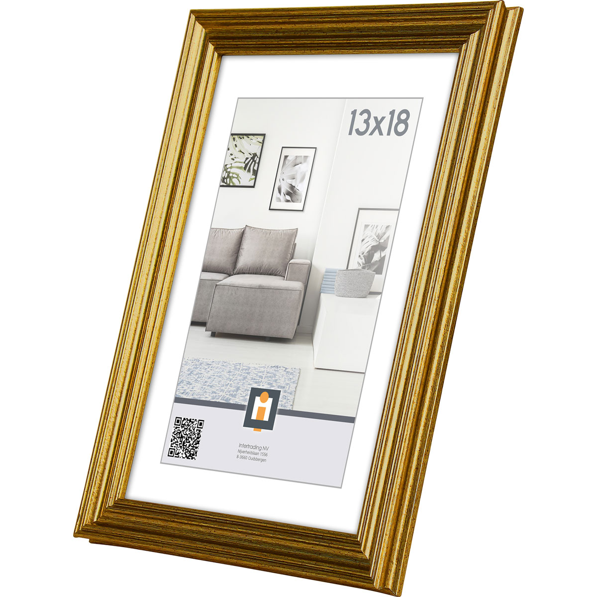 Bilderrahmen Salerno 13x18 cm gold Bild 2