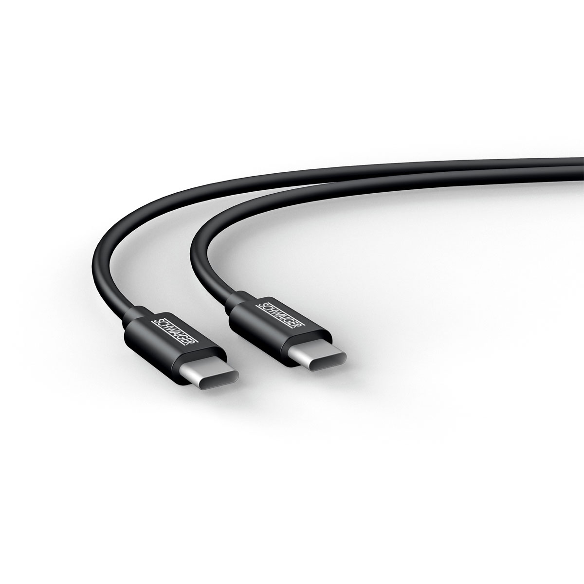 Schwaiger  Sync und Ladekabel Typ C 0,5 m schwarz Bild 4