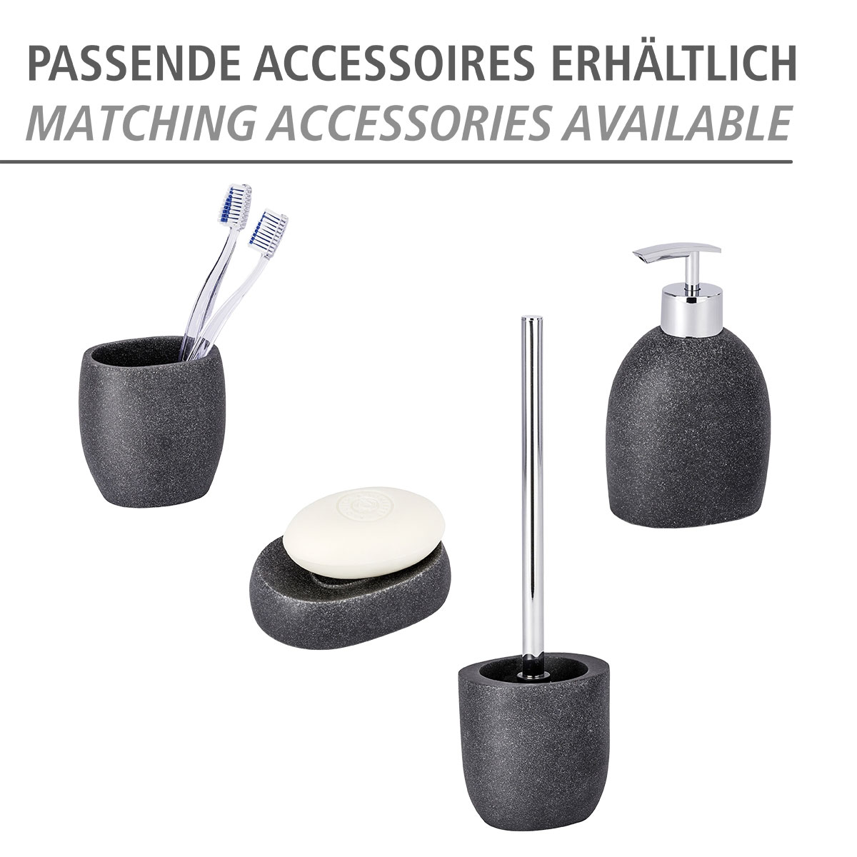 Wenko  WC-Garnitur Puro Anthrazit Bild 6