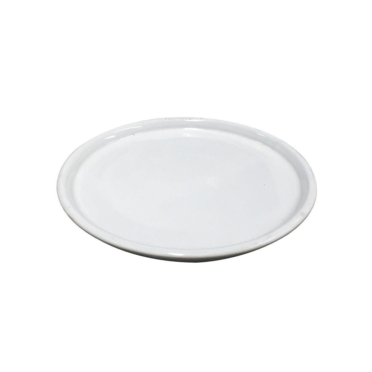 Haveson Untersetzer Bern weiß glasiert Durchmesser 22 x 2,5 cm