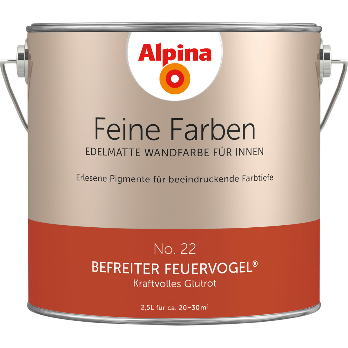 Alpina Feine Farben Befreiter Feuervogel 2,5 L