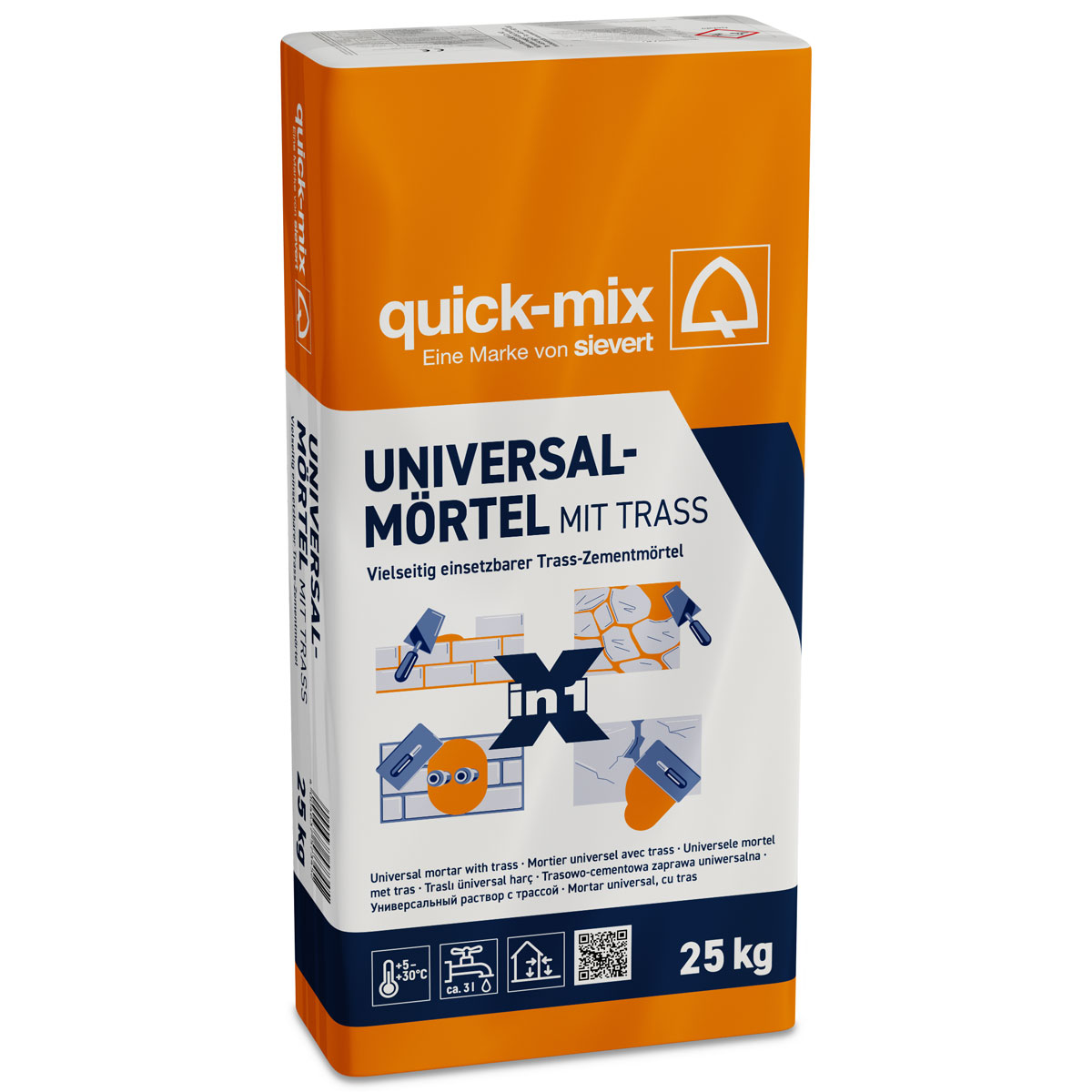 quick-mix Universalmörtel X in 1 25 kg