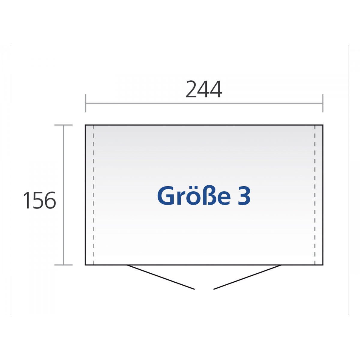 Biohort Gerätehaus Europa Größe 3 dunkelgrün Bild 5
