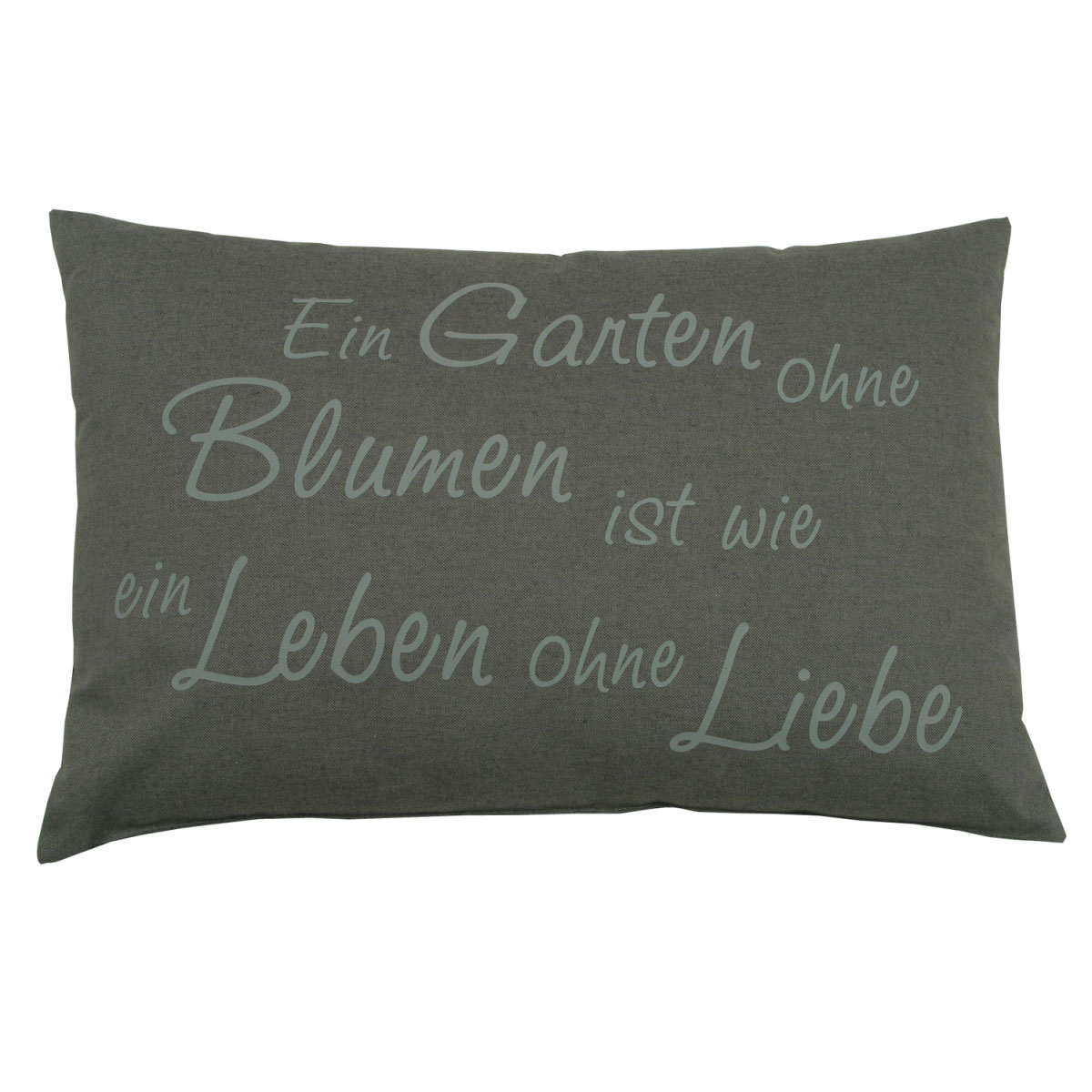 GO-DE Spruechekissen m Fuellung Sophia 2947 ca 40 x 40 cm anthrazit GO-DE Spruechekissen m Fuellung Sophia 2947 ca 40 x 40 cm anthrazit