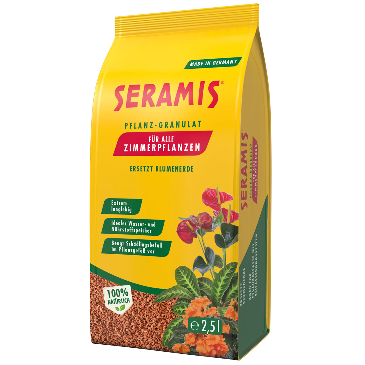 Seramis Pflanzgranulat für Zimmerpflanzen 2,5 L