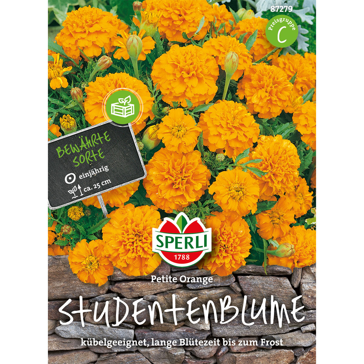Sperli Studentenblumen Petite Orange Bild 1
