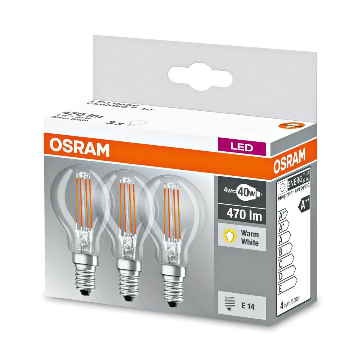 Osram LED Base Classic P 3 Stück Bild 4