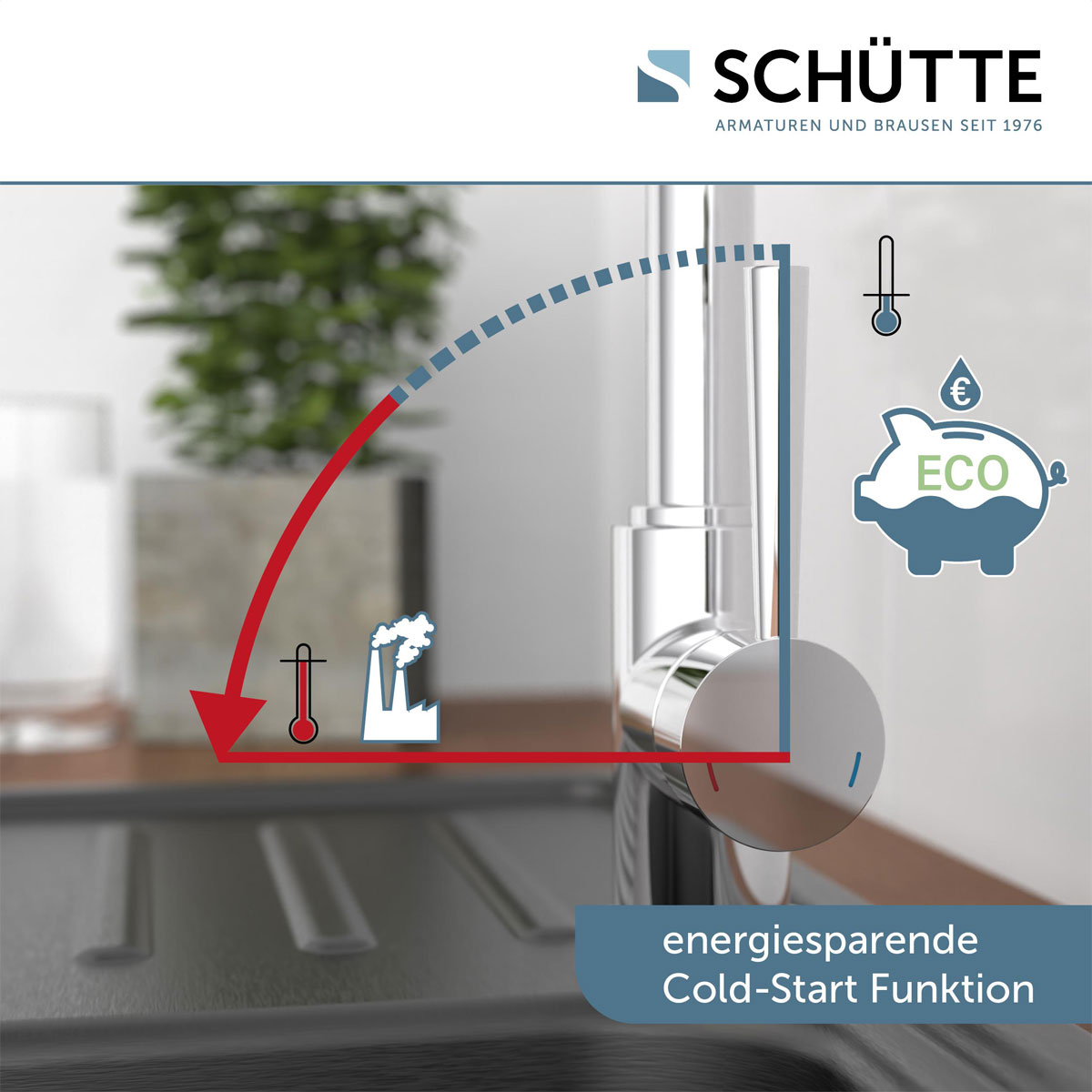 Schütte Küchenarmatur Cornwall Spültischarmatur chrom Bild 7