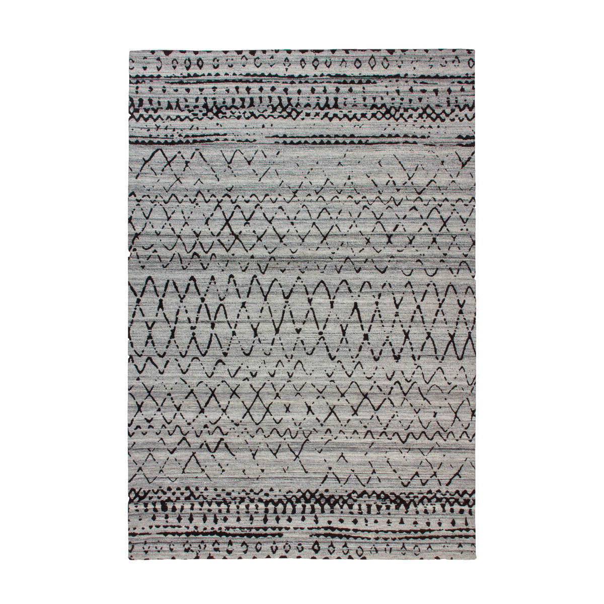 Jacquard-Teppich Phoenix 113 natur/grau