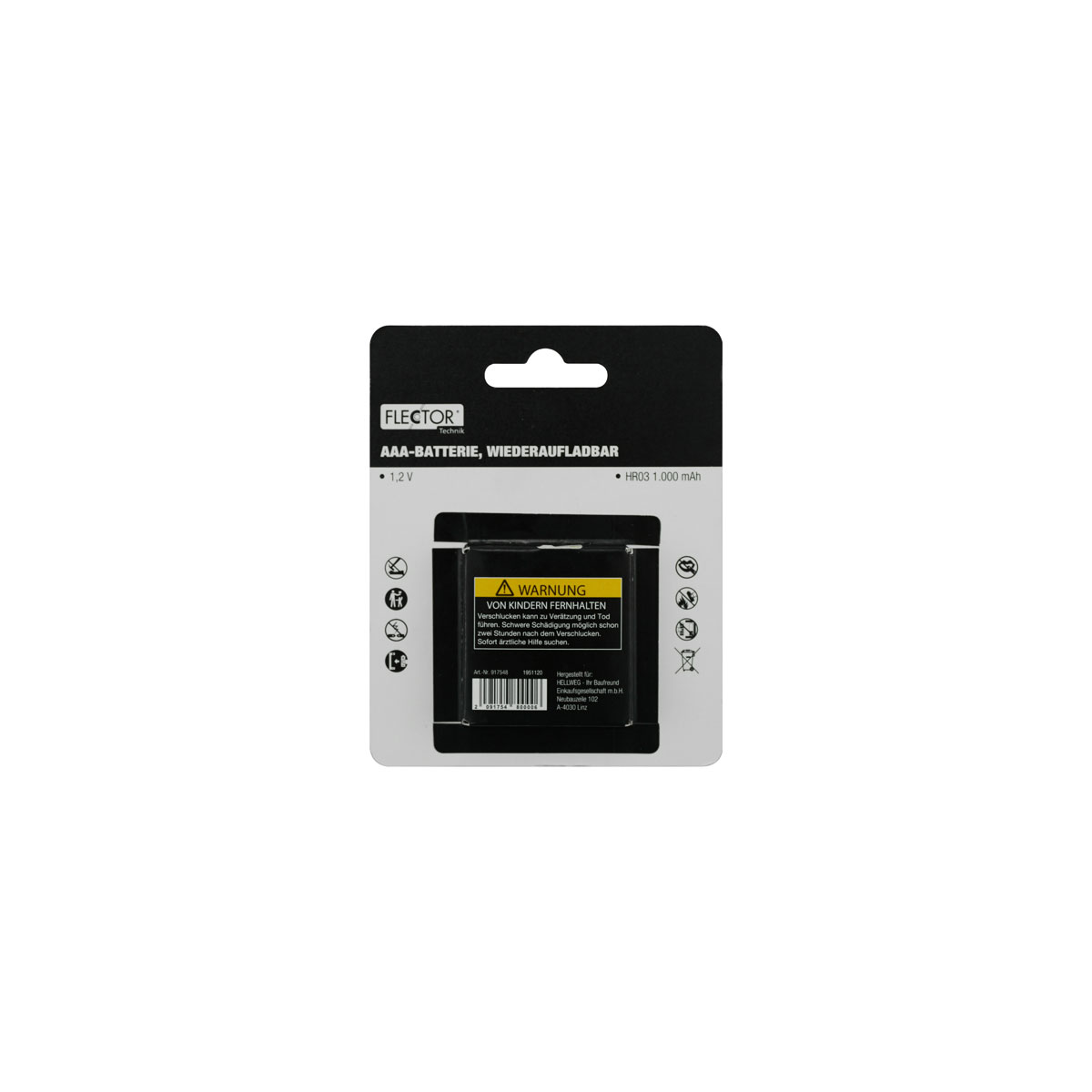 Basic  Akku AAA 1000mAh 4 Stück Bild 1