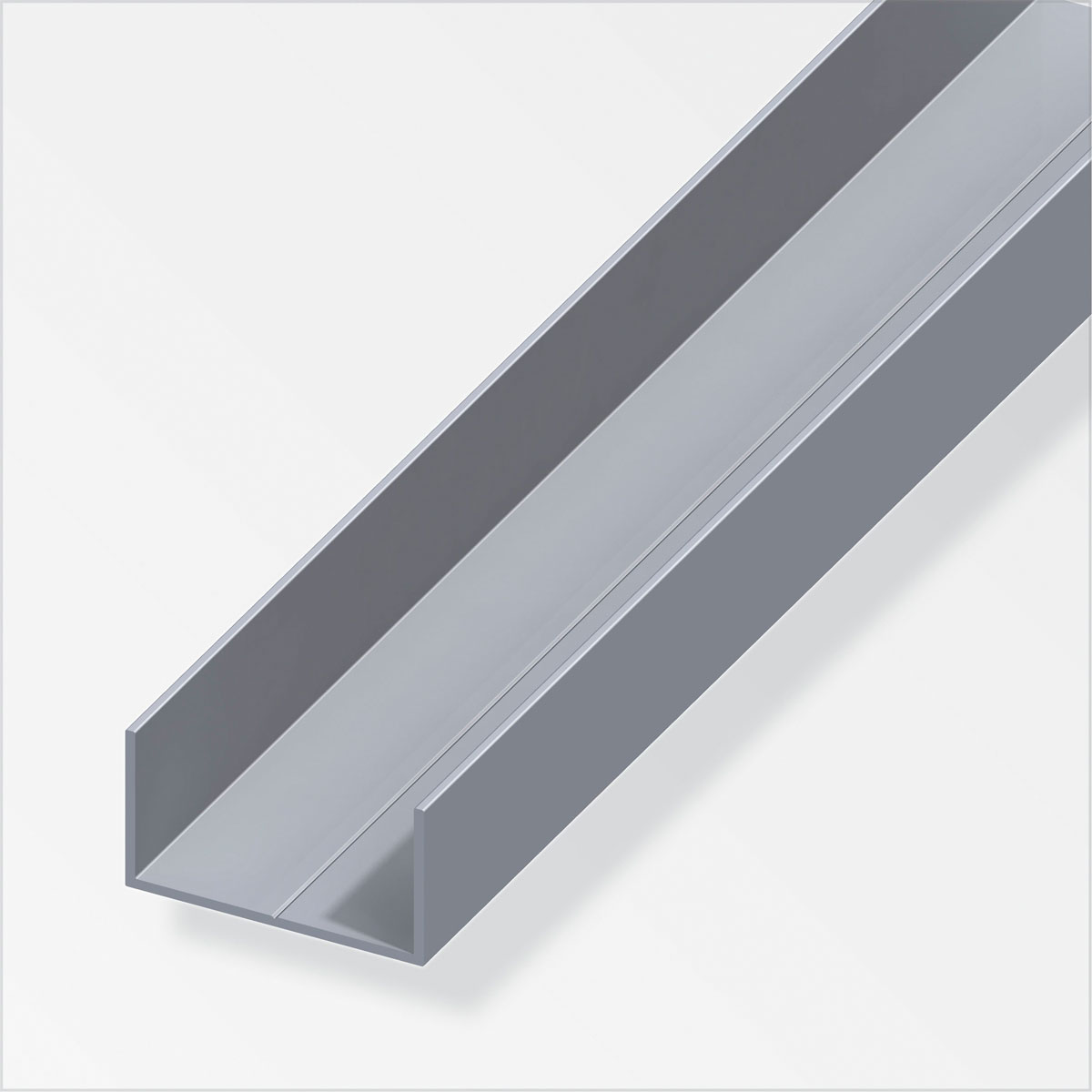 MyTool U-Profil 15,5 x 27,5 mm 2,5m blank Bild 1