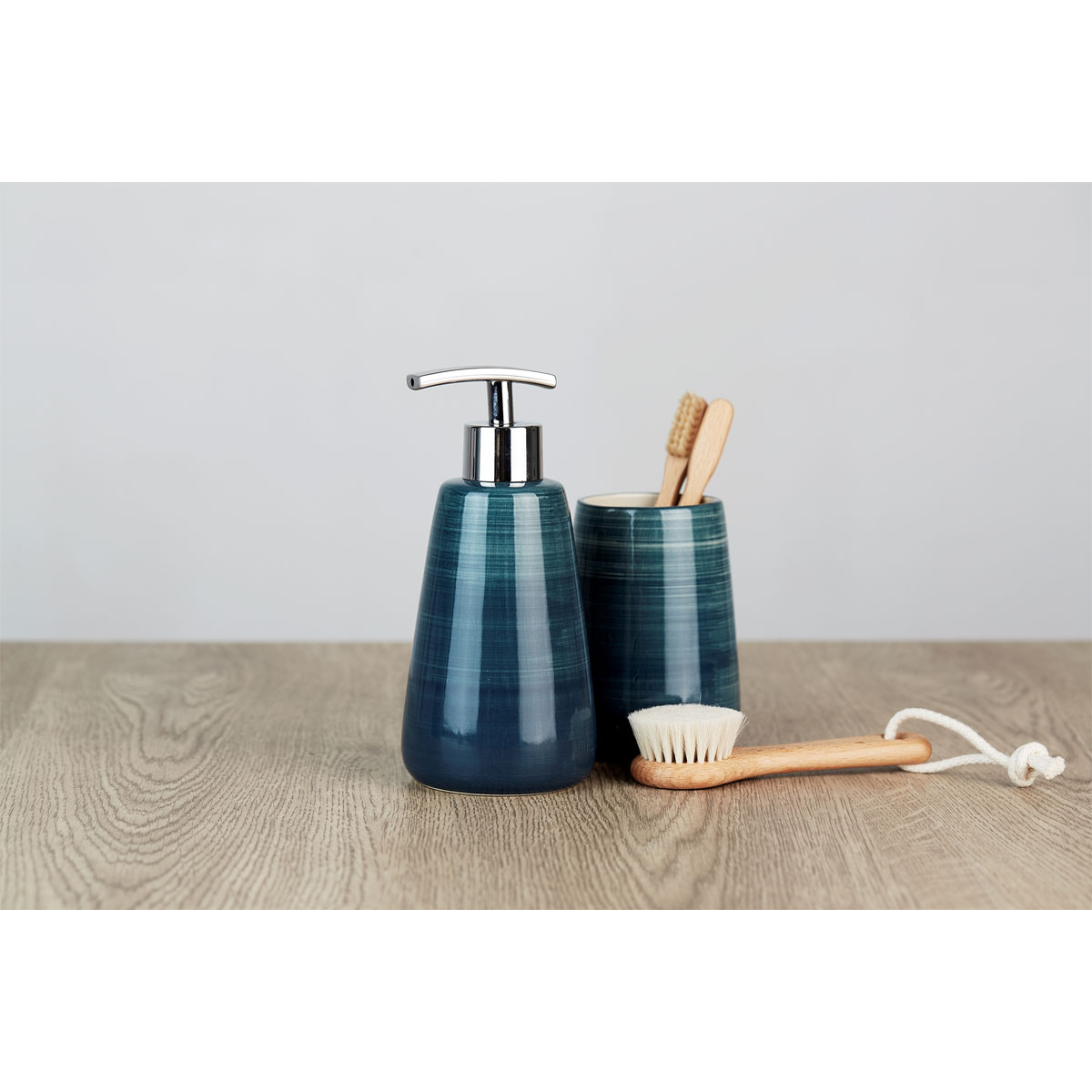 Wenko Seifenspender Pottery petrol 360 ml Bild 4