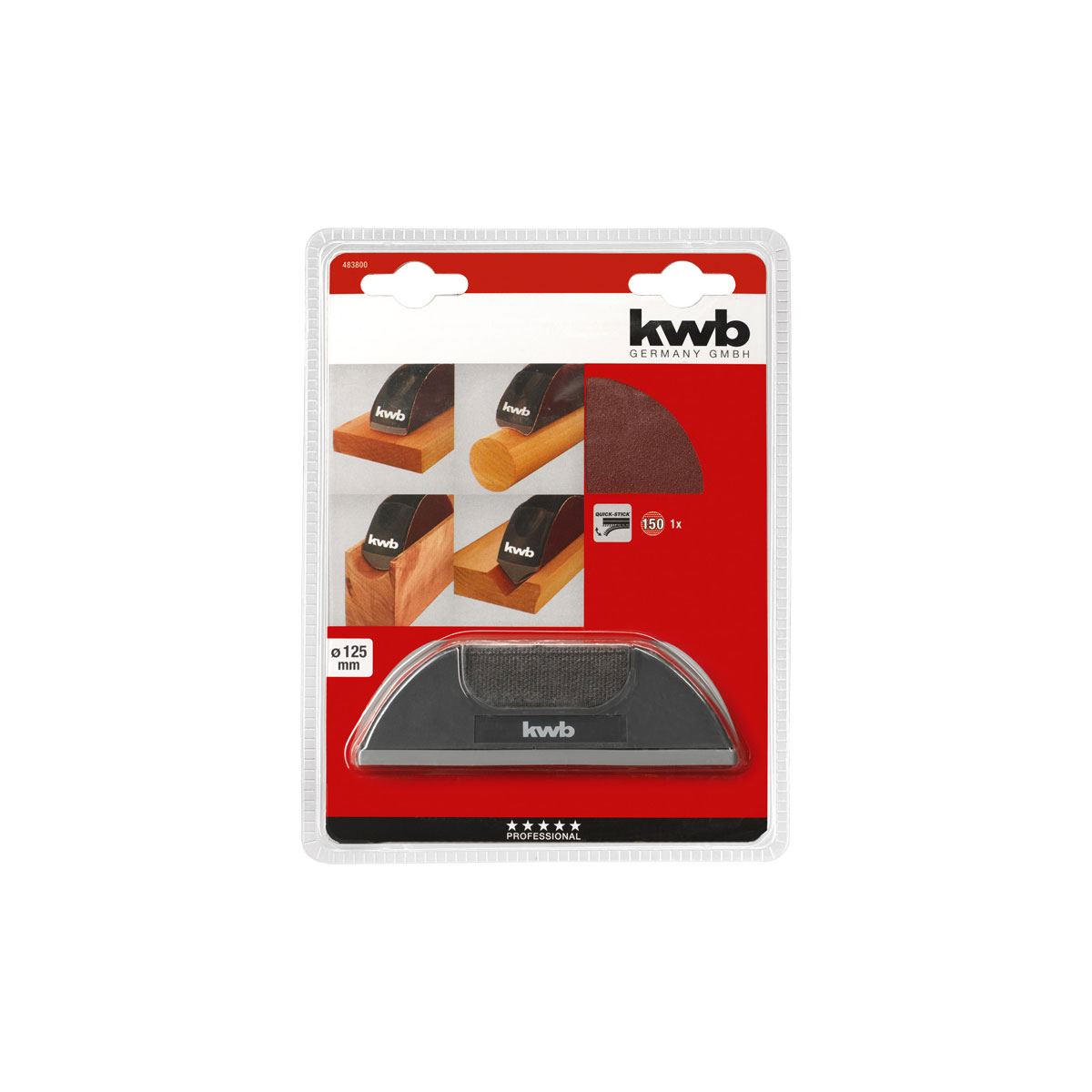 kwb  Handschleifer passend für Schleifscheiben Durchmesser 125 mm Bild 5