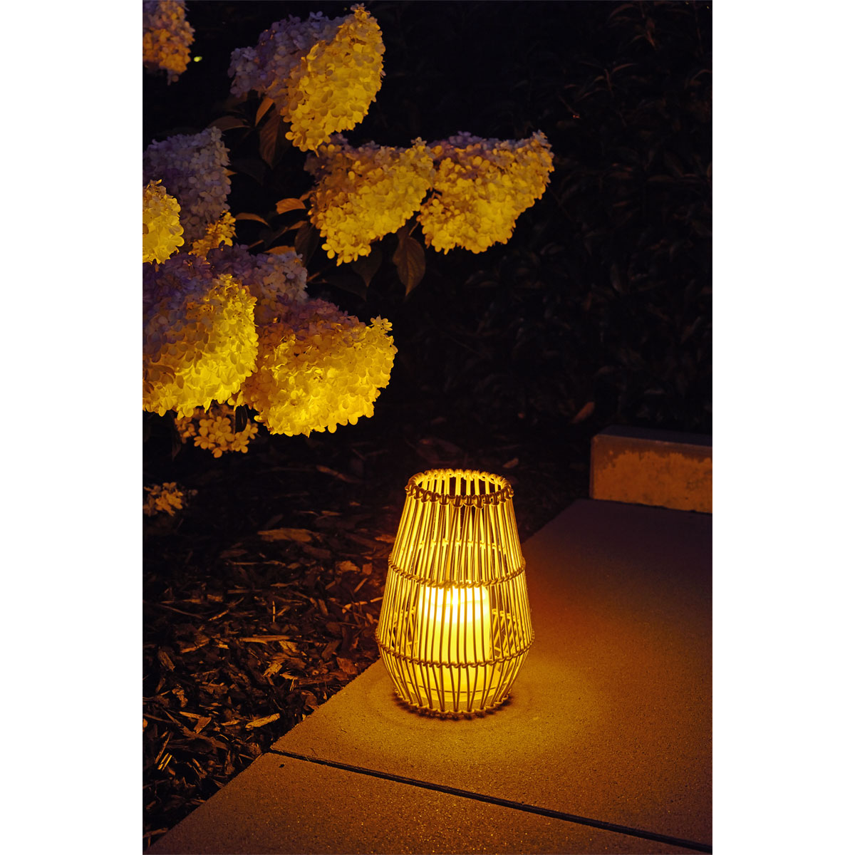 Flector Solarlaterne Bamboo Candlelight inkl Flackereffekt Bild 4