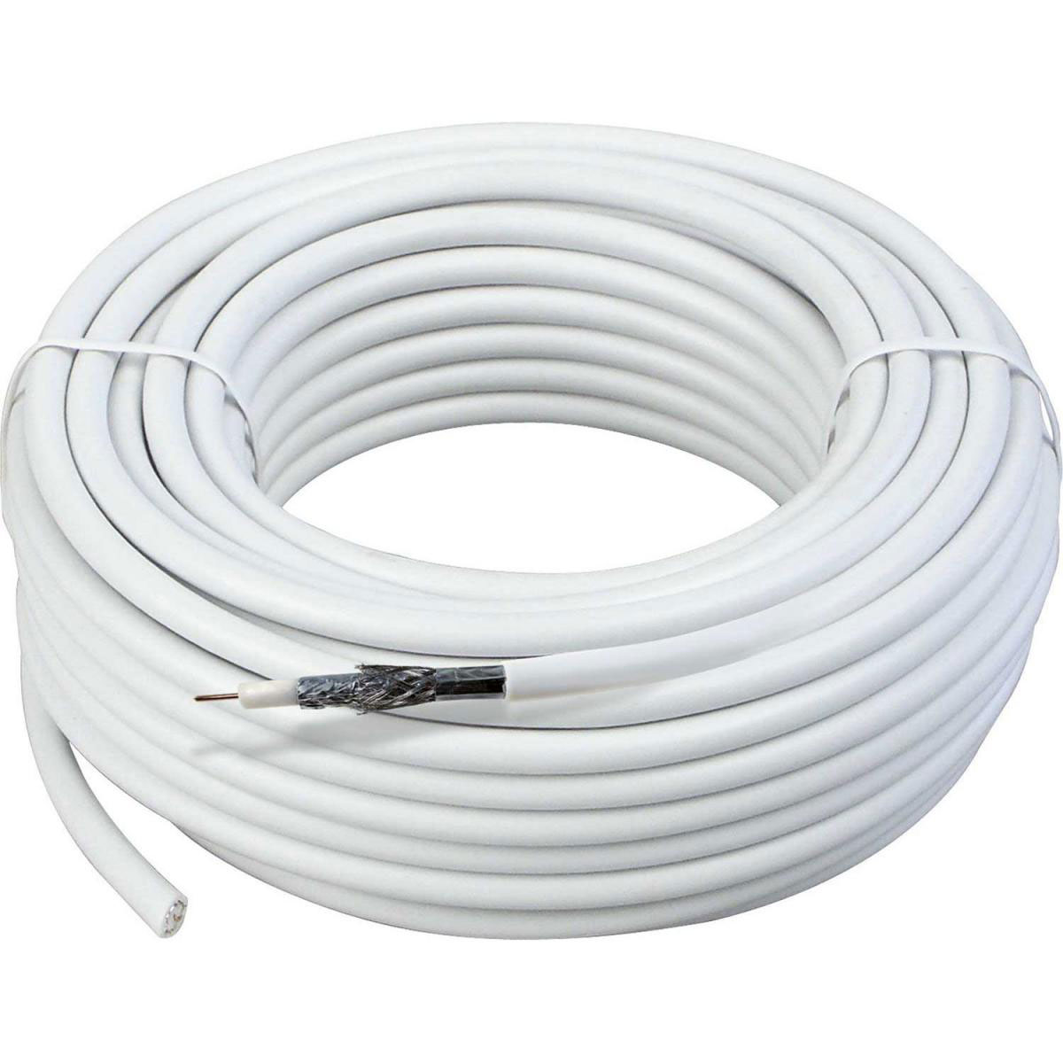 Schwaiger SAT-Koaxialkabel 110 dB 20m weiß