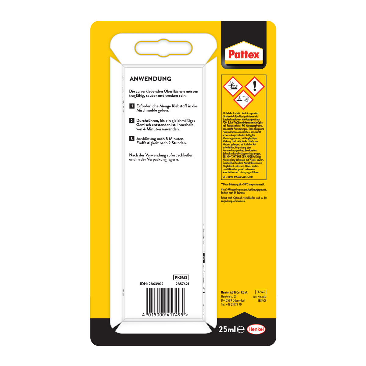 Pattex Epoxy Kleber Kraft-Mix Metall 35 g Bild 8