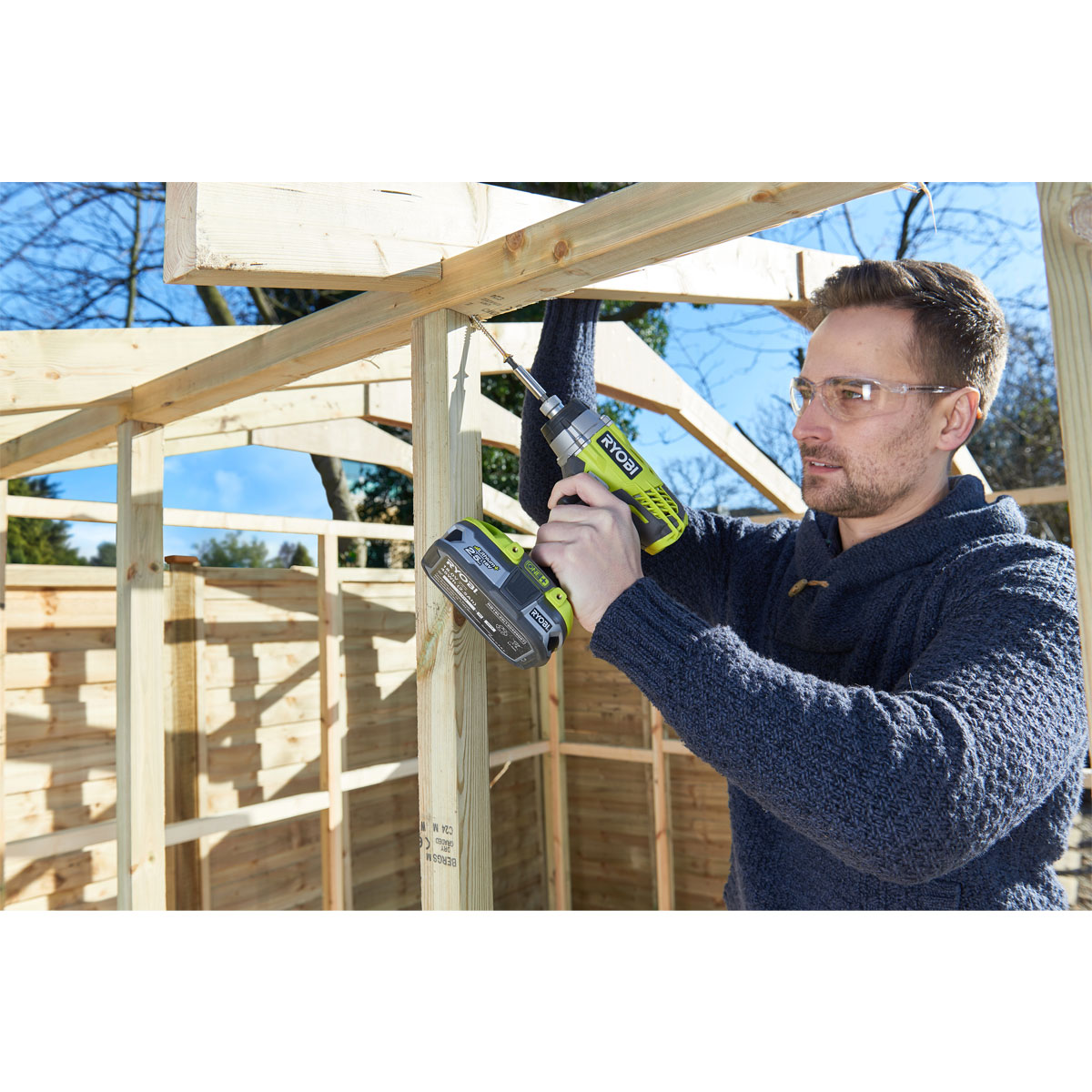 Ryobi  Akku-Schlagbohrschrauber R18ID3-0 ohne Akku und Ladegerät Bild 4