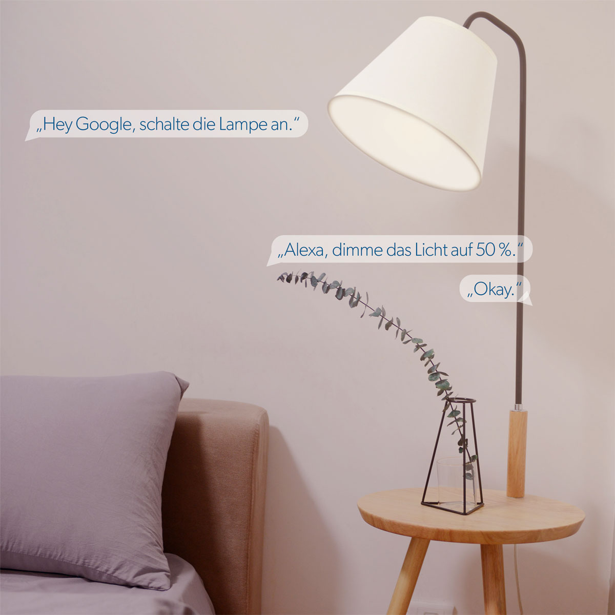 Unitec WIFI LED-Leuchtmittel Smart E27 10W RGB CCT dimmbar Bild 10