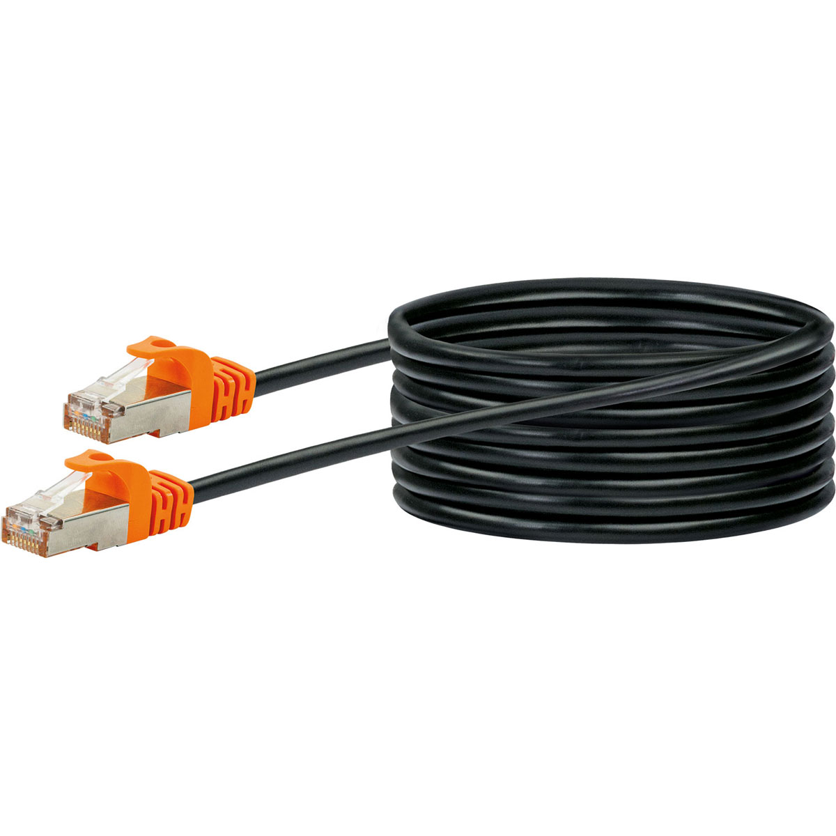 Schwaiger  Netzwerkkabel CAT7 10 m orange Bild 3