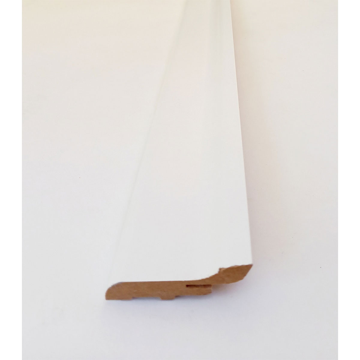 Clip-Parkettleiste SL 60 250 cm weiß Bild 3