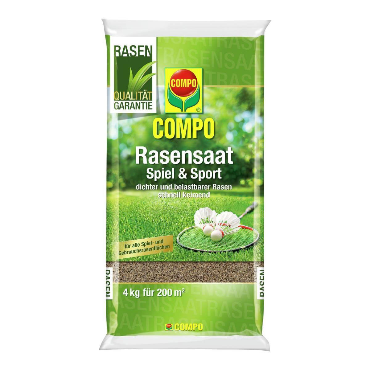Compo Rasensaat Spiel und Sport Aktion 4 kg Bild 1