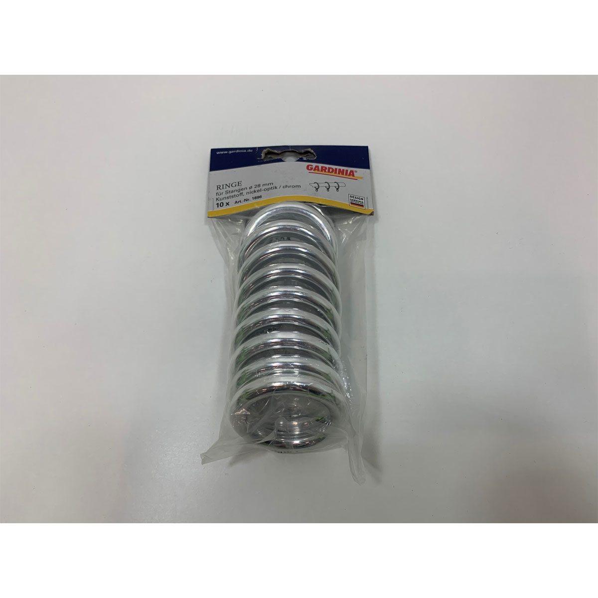Gardinia Ringe 56 mm verchromt Bild 2