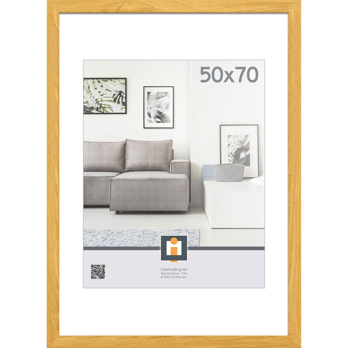 Bilderrahmen Livorno 50x70 cm Eiche