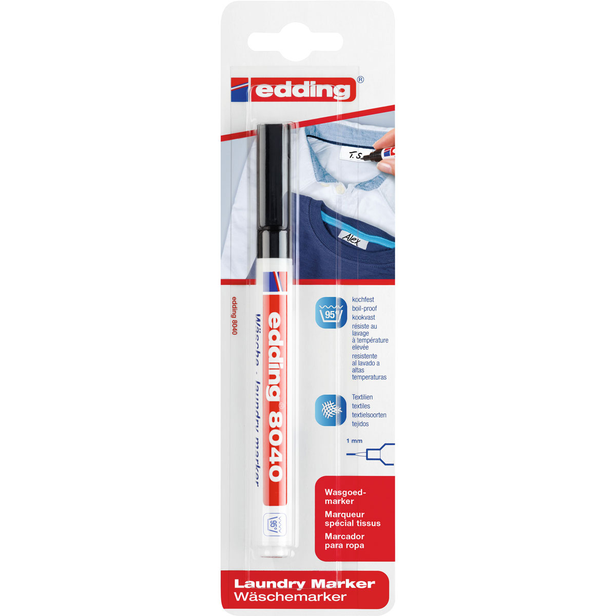 Edding Wäschemarker 8040 schwarz