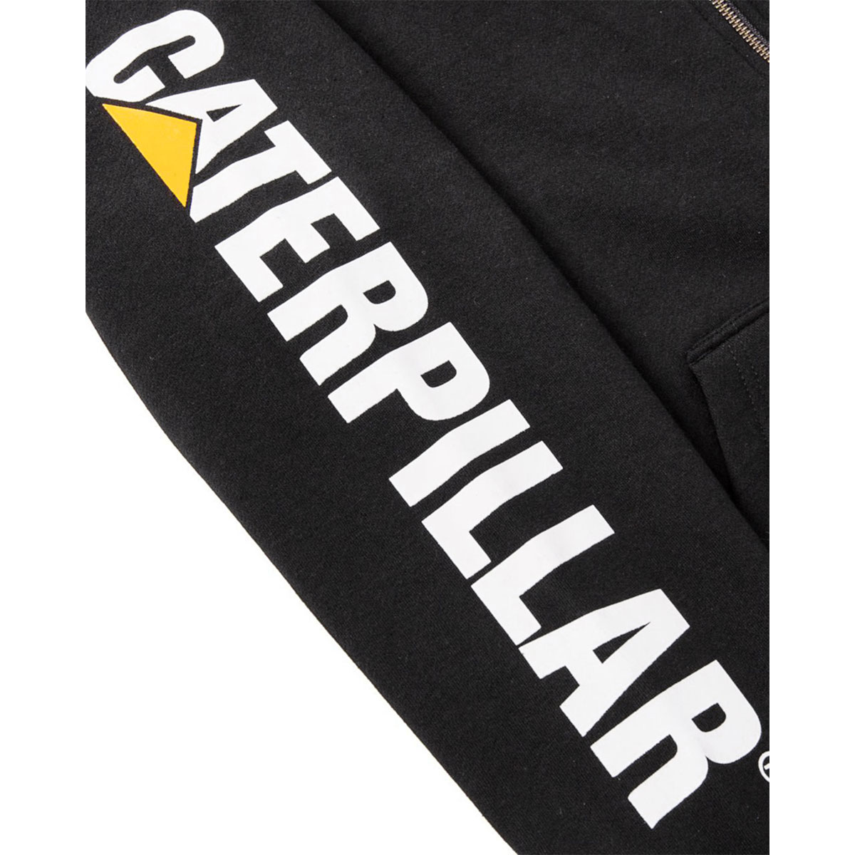 CAT Zip Hoodie Banner Gr. XL schwarz Bild 4