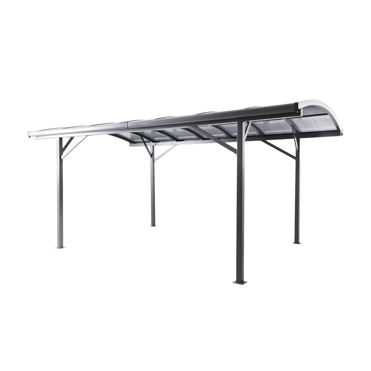 Durabil Aluminium-Carport antrahzit 2,9 x 2,4 x 5 m Bild 2
