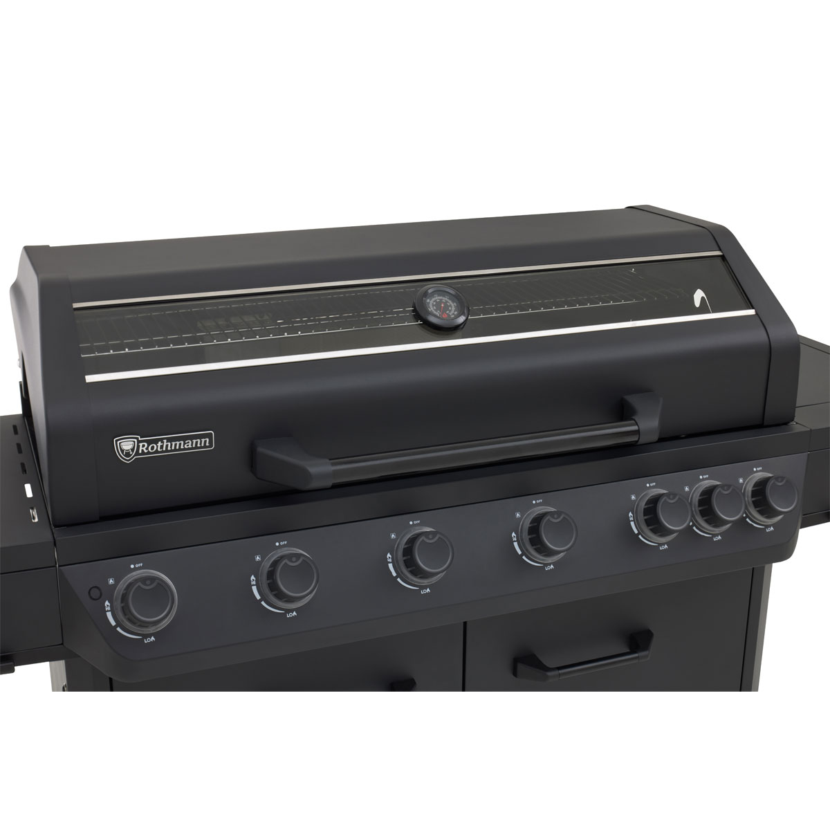 Rothmann Gasgrillwagen Vulcano 6 Turbo Plus Black Edition Bild 7