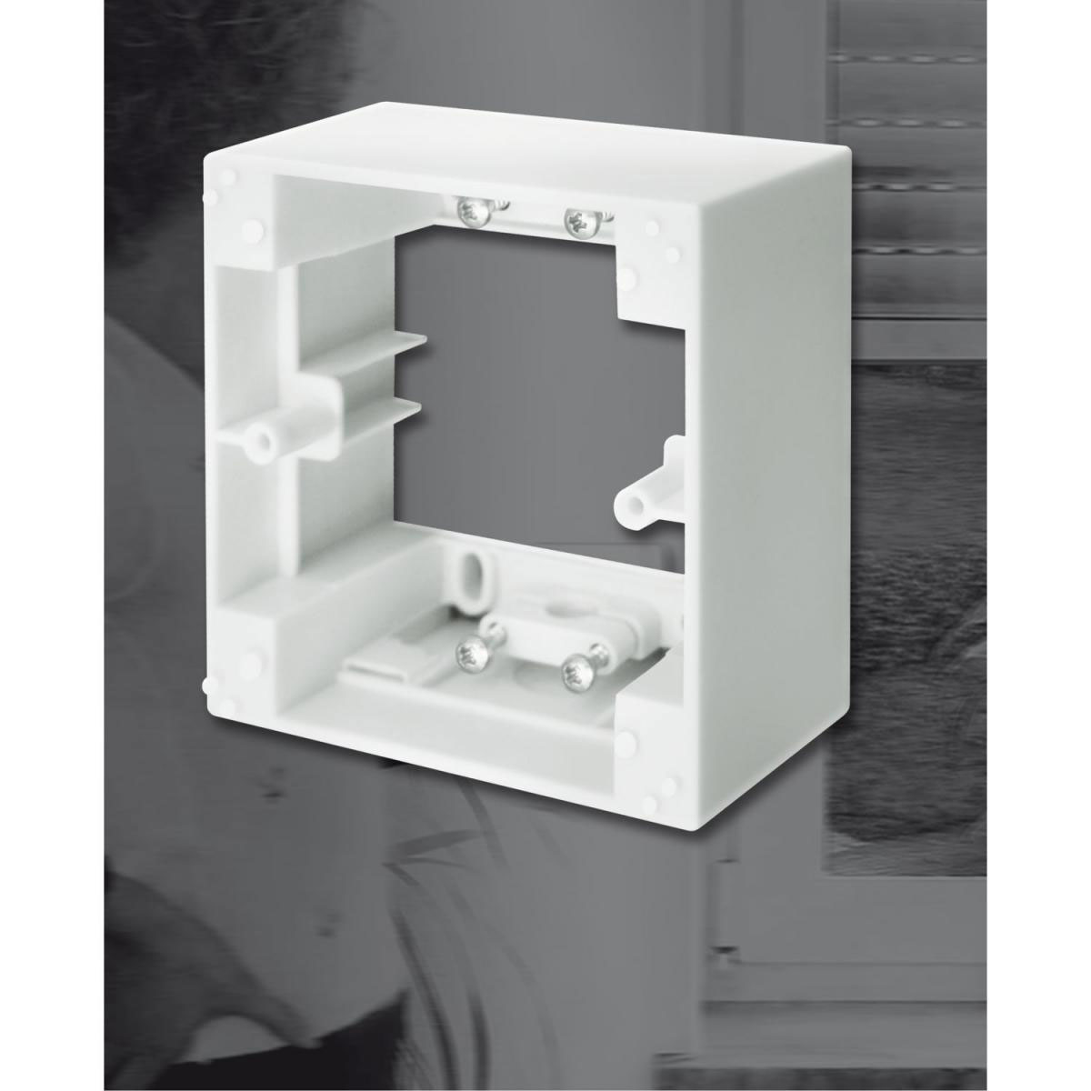 Schellenberg Aufputzrahmen eckig weiss Bild 3