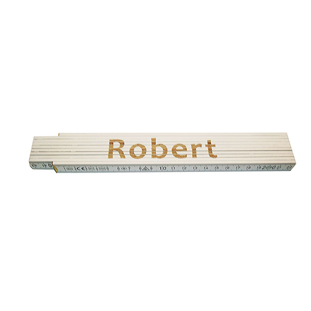 Meterstab „Robert“, 2m, weiß