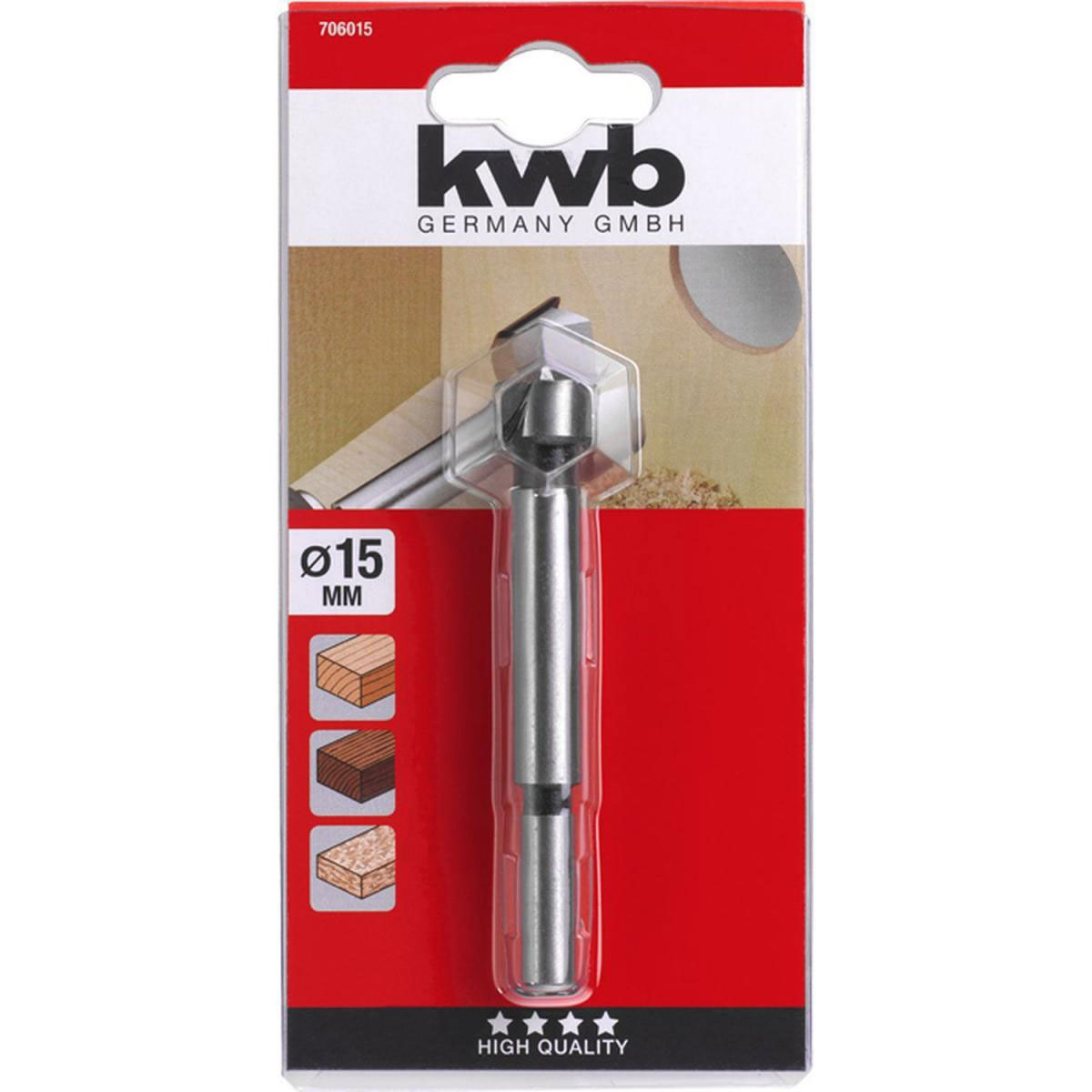 kwb  Forstnerbohrer Durchmesser 15 mm Bild 2