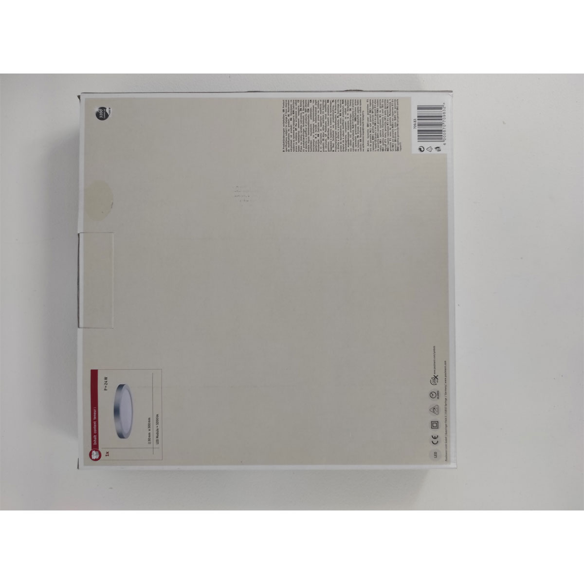 Paulmann LED-Panel Abia Durchmesser 30 cm silber Bild 4