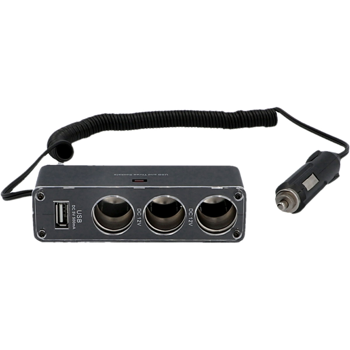 Cartrend  Ladesteckdose 3-Port mit USB
