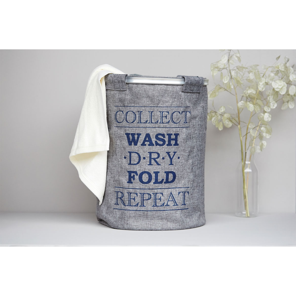 Wenko Wäschesammler Ringo grau 68 l Bild 4