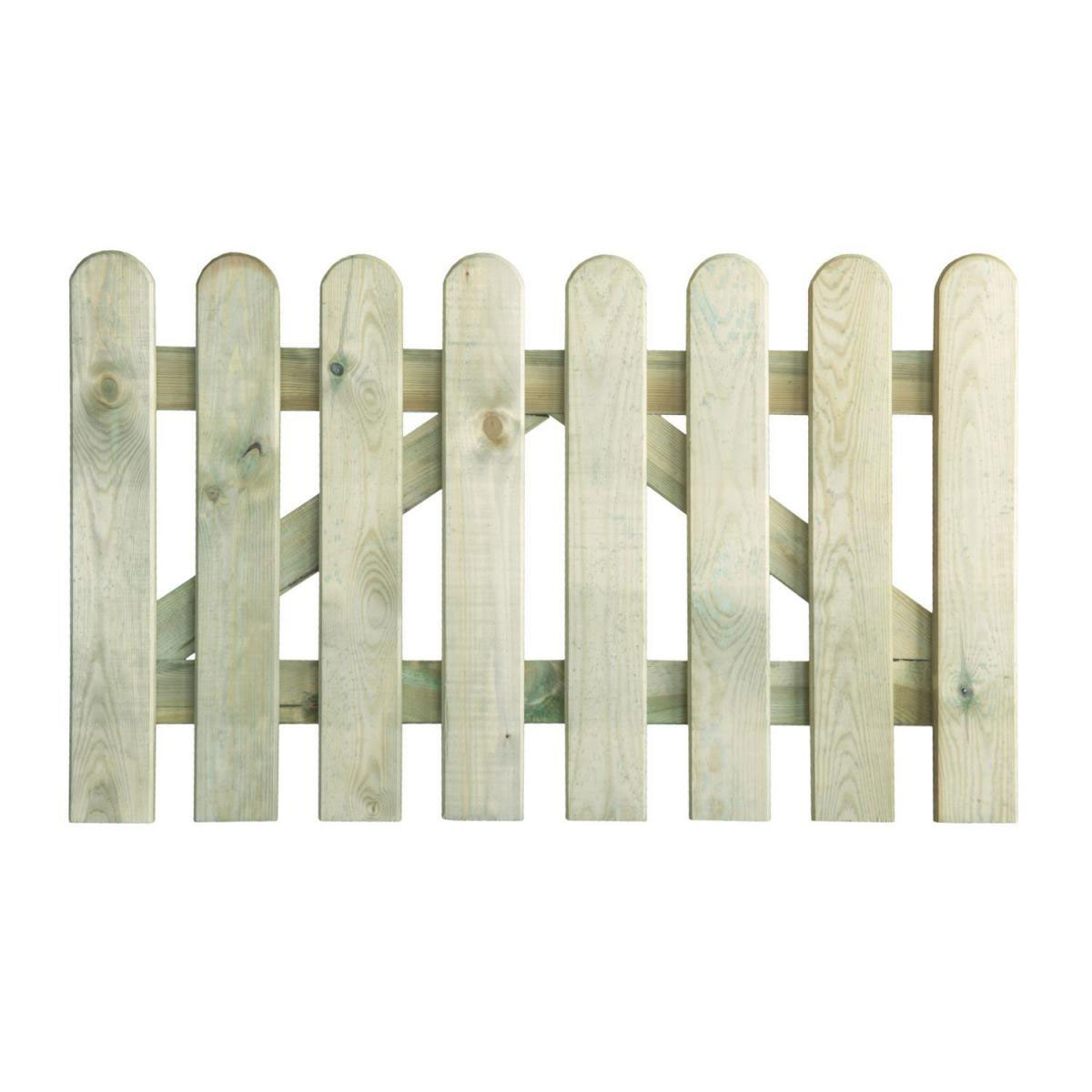 Staketenzauntor gerade 100 x 60 cm Staketenzauntor gerade 100 x 60 cm