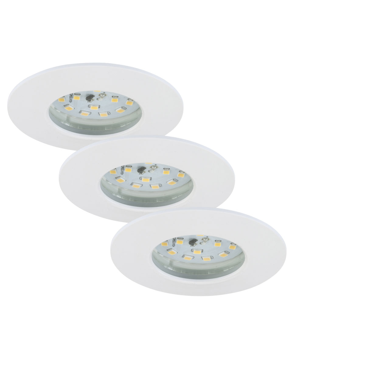 Briloner LED-Einbauleuchte weiß 3 x 5,5W