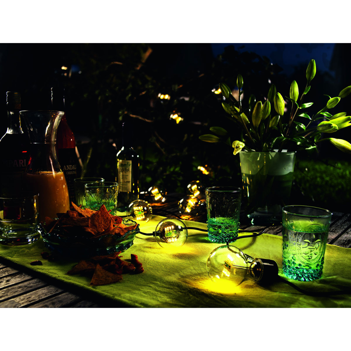 Konstsmide LED-Biergartenlichterkette Außen Bild 5