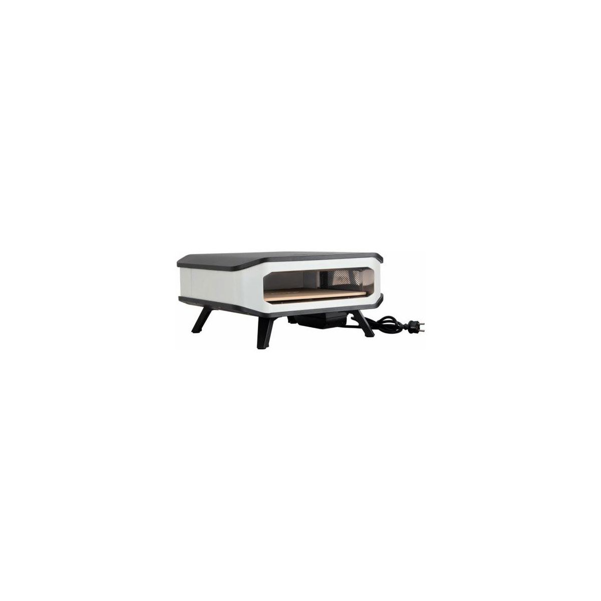 COZZE  17" Pizzaofen Elektro 230V mit Hitzeschild und Pizzastein 2200W Bild 2