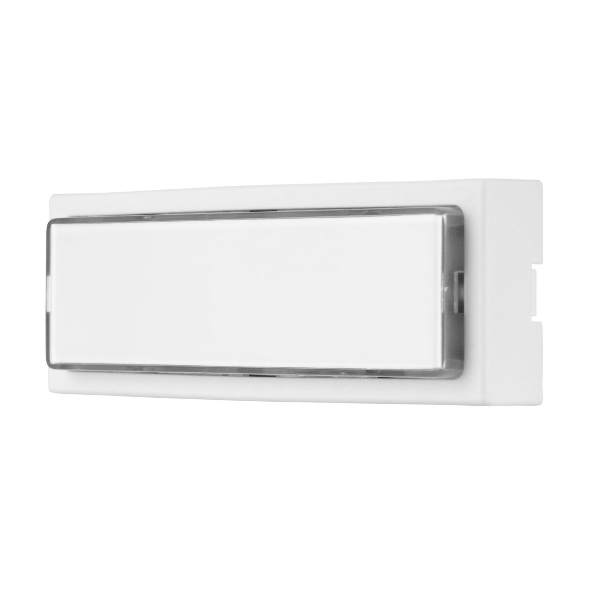 REV Ritter  Klingeltaster Aufputz Kunststoff 1-fach mit Namensschild & Beleuchtung weiß Bild 2