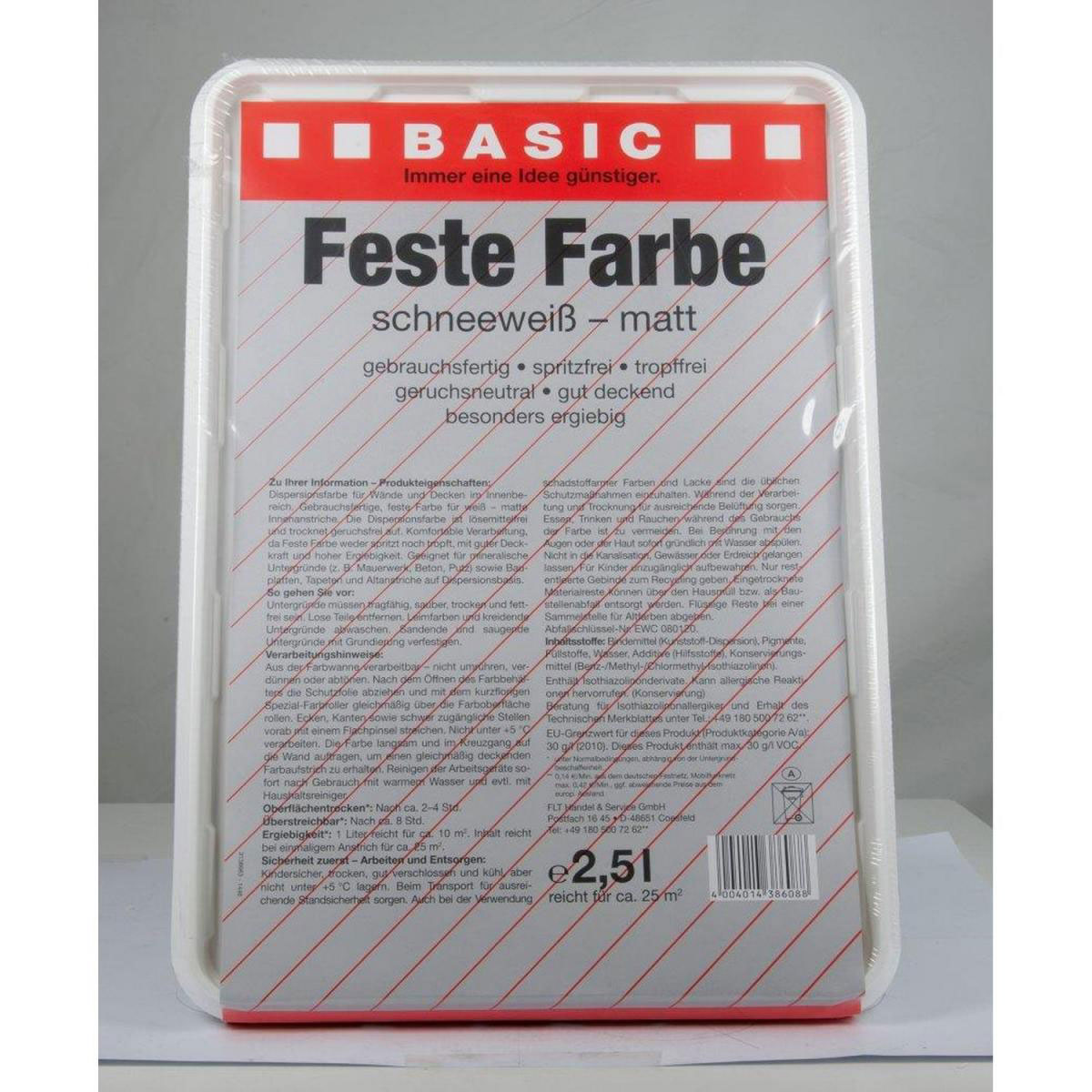 Basic Feste Farbe 2,5 l 513199