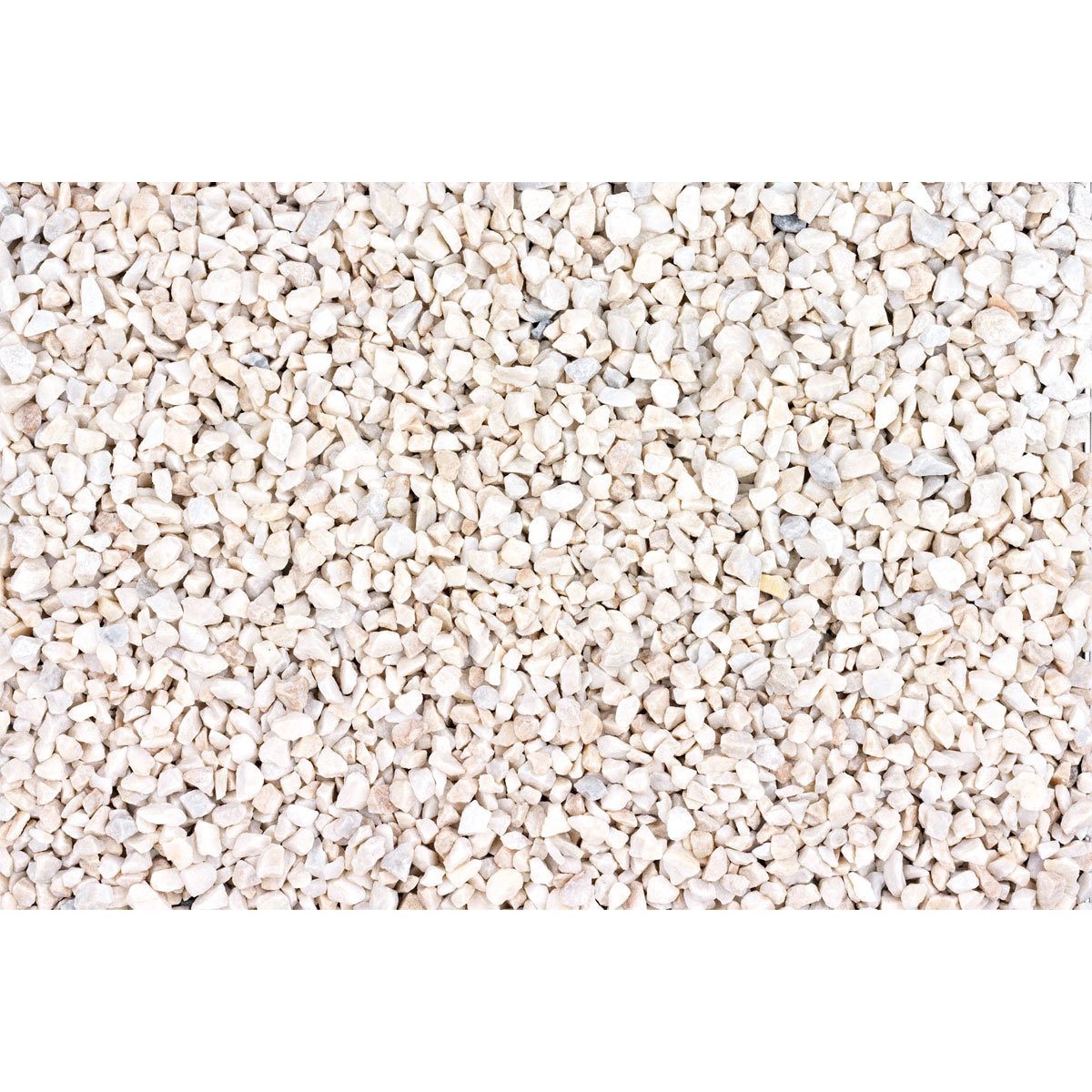 Marmorsplitt 8-12 mm matt-weiß 10 kg